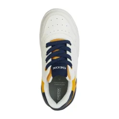 Weiße Gelbe Kindersneakers Washiba><noscript><img width=