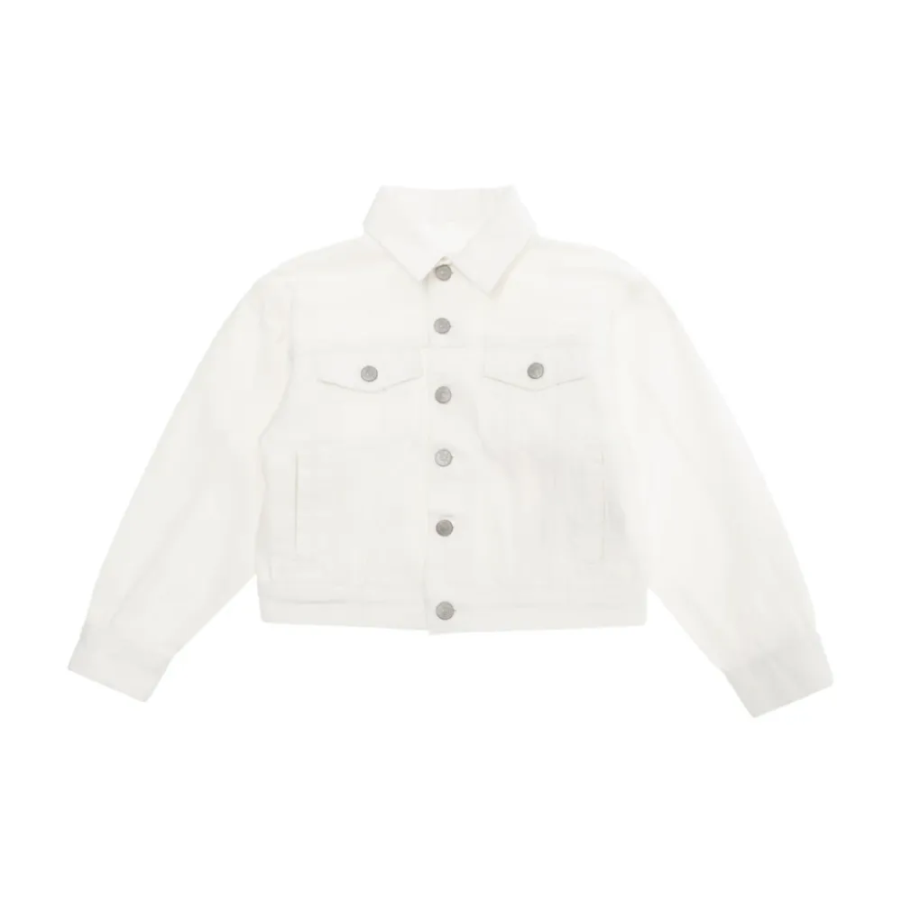 e Jacke mit Logo-Stickerei>MM6 Maison Margiela