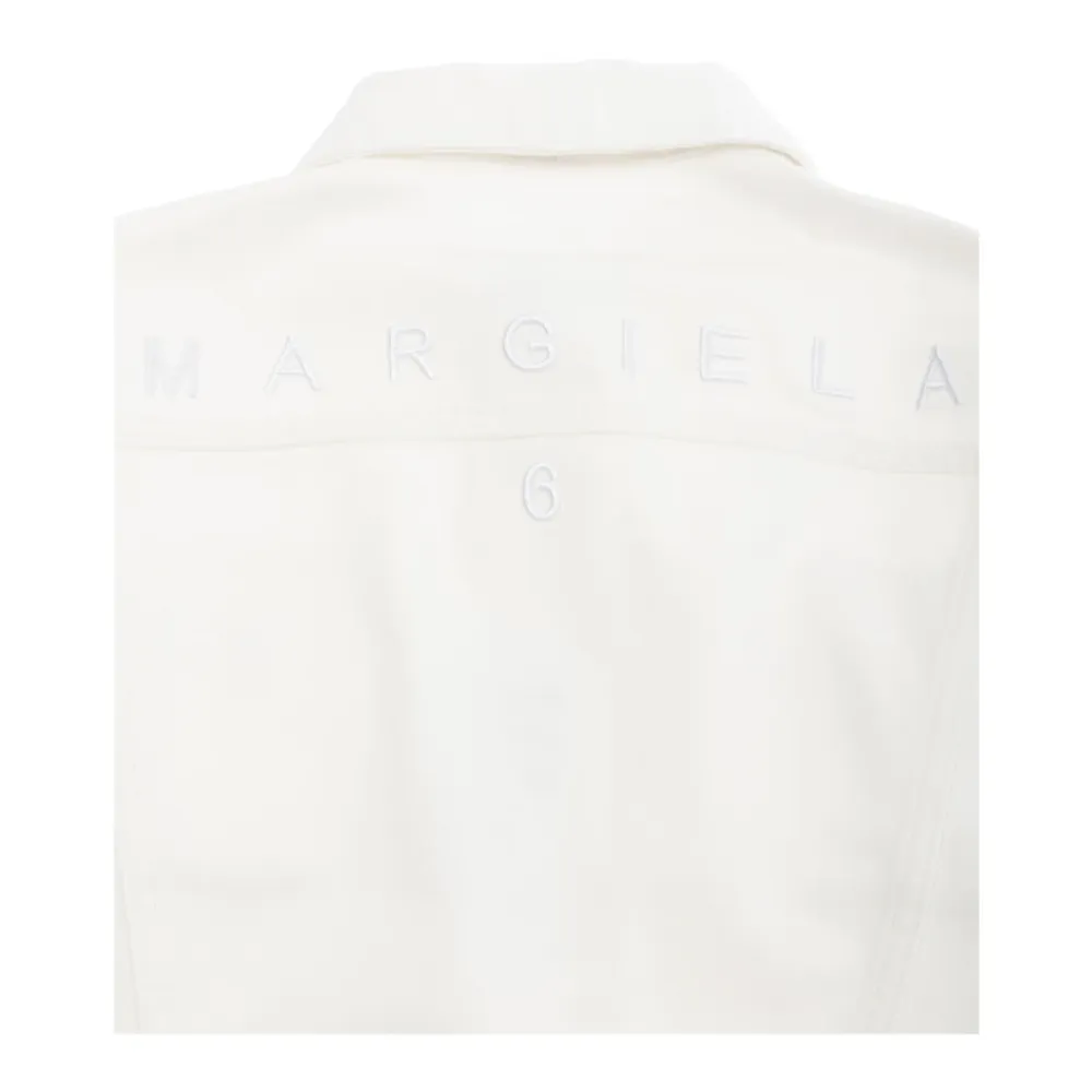 e Jacke mit Logo-Stickerei>MM6 Maison Margiela