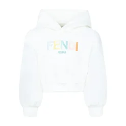e Kapuzenpullover mit mehrfarbiger Stickerei>Fendi Outlet