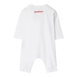 e Kleid mit Logo-Print Lange Ärmel>Burberry Online