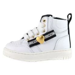 e Leder High-Top Sneakers>Moschino Online