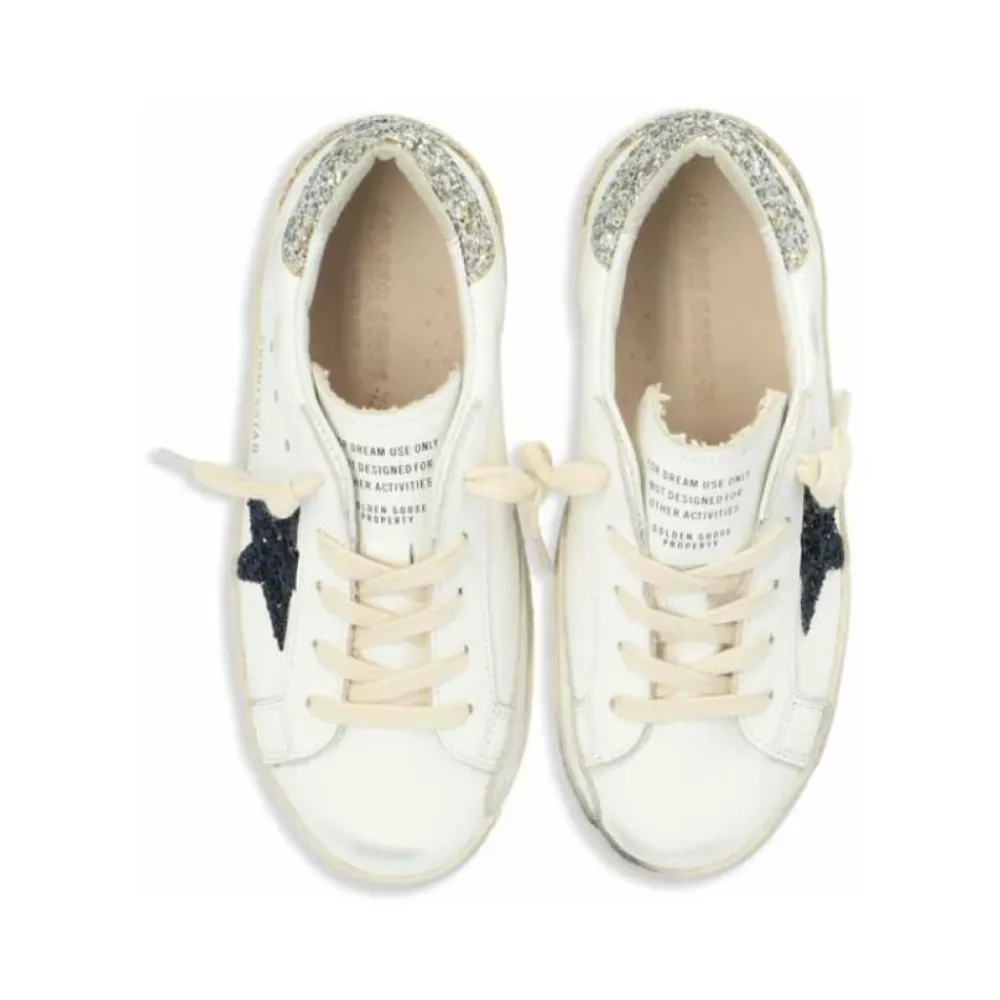 e Leder Kinder Sneakers mit Stern>Golden Goose Best