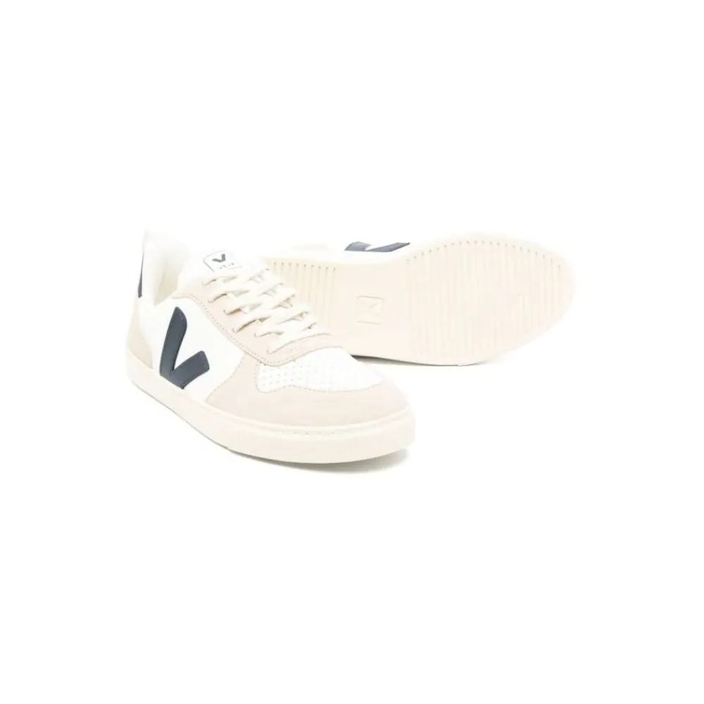 e Leder-Sneakers mit bunten Details>Veja Hot