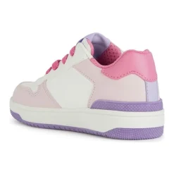 Weiße Rosa Kindersneaker><noscript><img width=