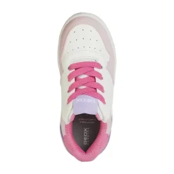 Weiße Rosa Kindersneaker><noscript><img width=
