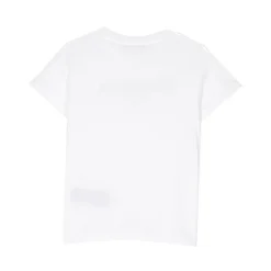 e Schwarze Baumwoll-T-Shirt mit Besticktem Logo><noscript><img width=