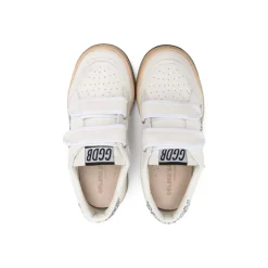 e silberne Sneakers mit Riemen>Golden Goose Clearance