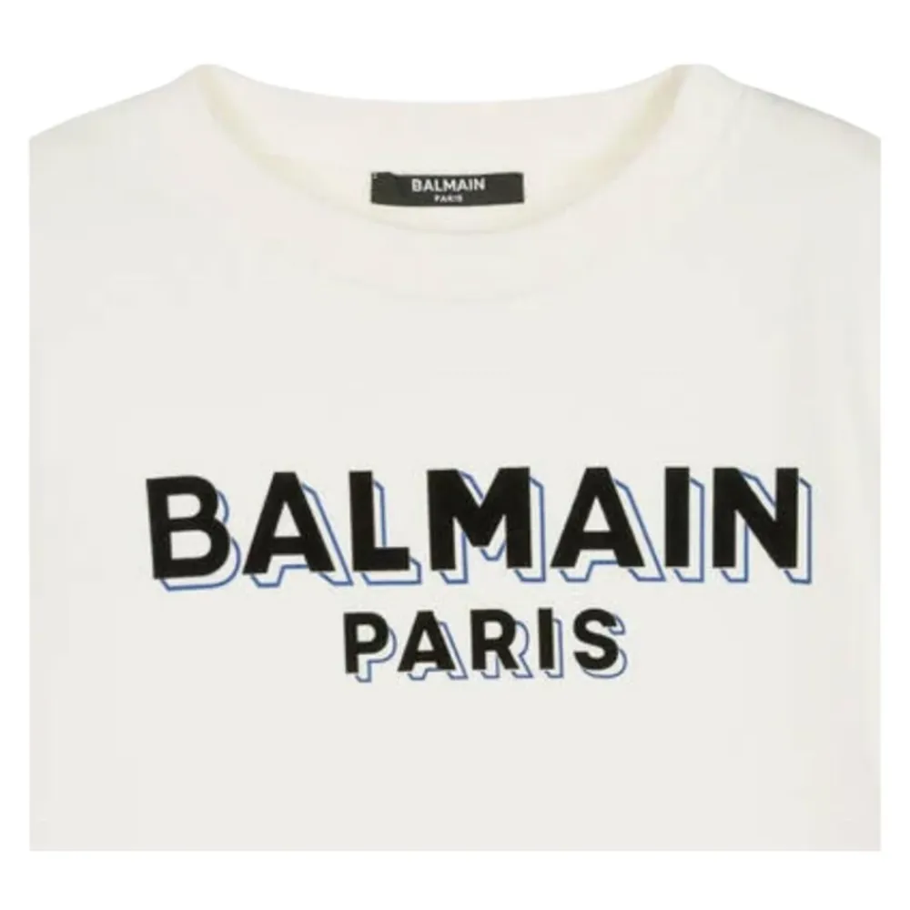er Pullover Samt Logo Langarm>Balmain Hot