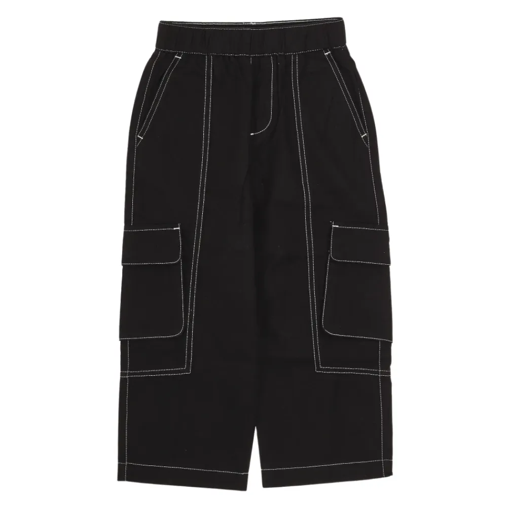 Weitbeinige Baumwollhose>Moschino Online