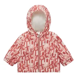 Winddichte Kinderjacke mit Logo-Print>Moncler