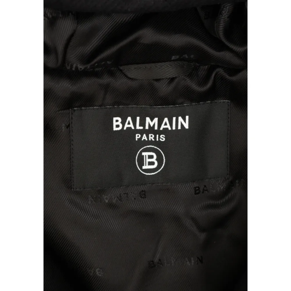 Wolljacke mit Kapuze>Balmain Outlet