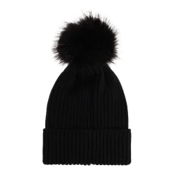 Wollmütze mit Kunstfellbommel><noscript><img width=