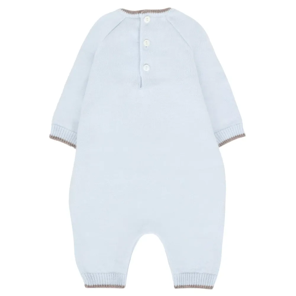 Wollstrampler mit Bärenverzierung>Little Bear New