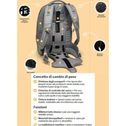 Zaino Pack Ergonomico 30 Litri c Blossom><noscript><img width=