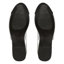 Zweifarbige Ballerinas aus Leder><noscript><img width=