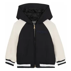 Zweifarbige Jacke mit Kapuze>Balmain Outlet