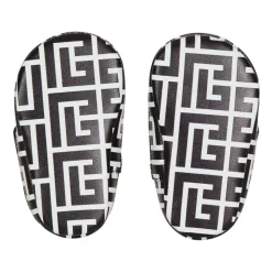 Zweifarbige Sneaker mit Vintage-Logo><noscript><img width=